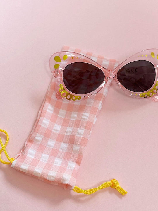 Sonnenbrille Rosa Schmetterling und Schatten 3-10 Jahre Rockahula
