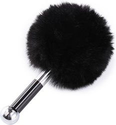 Naughty Toys Black Faux Fur With Acrylic Metal Wand Naughty Toys Black Faux Fur With Acrylic Metal Wand
