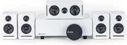 Platin Audio mit Lautsprechern 5.1 Weiß
