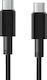 Leewello USB 2.0 Cable USB-C male - USB-C 60W Black 1m (783222-ΜΑΥΡΟ)