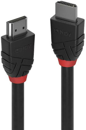 Lindy HDMI 2.1 Ultra High Speed 48Gbps 4K 120Hz HDR VRR Cable HDMI Male - HDMI Male Length 1m Black