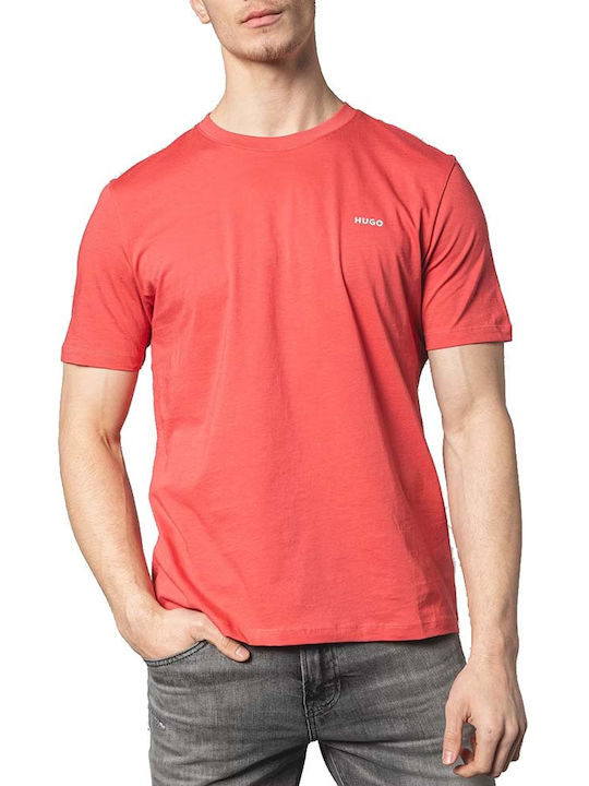 Hugo Boss T-shirt Bărbătesc cu Mânecă Scurtă Medium Red