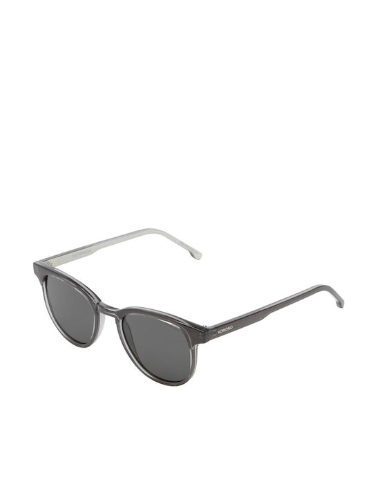 Komono Francis Sunglasses with Gray Plastic Frame and Black Lens KOM-S2294