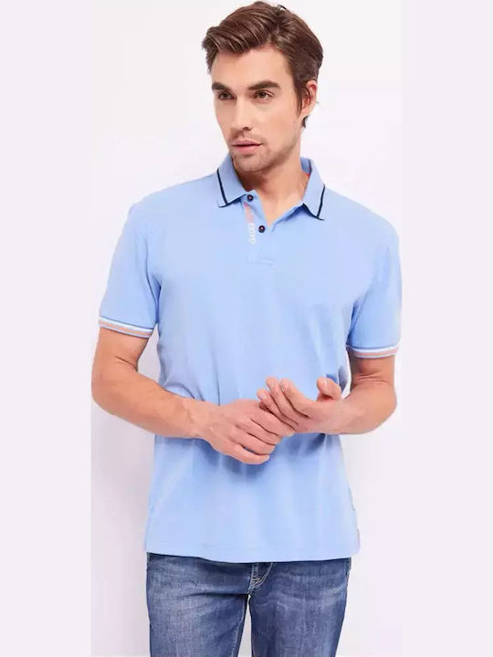 Polo Kurzarmbluse Sky Blue