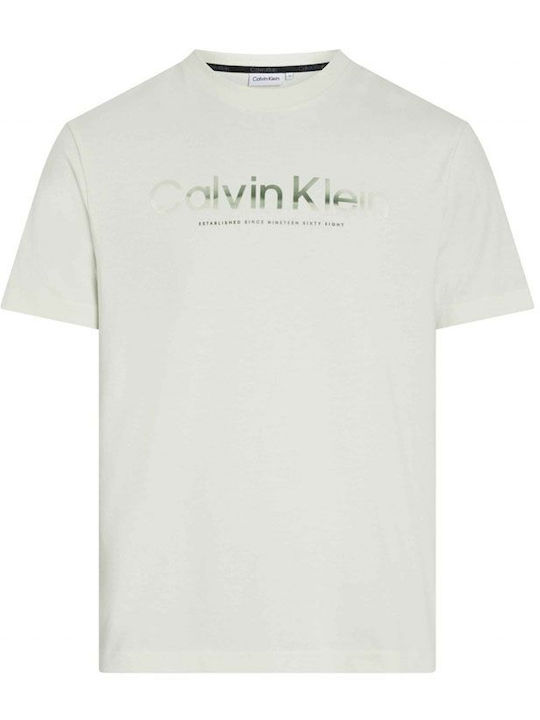 Calvin Klein Herren T-Shirt Kurzarm Green