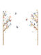 Autocolant Decorativ Perete 1buc 120x120buc