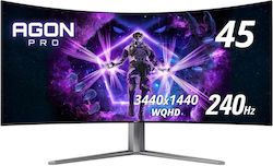 AOC AGON Pro AG456UCZD Ultrawide OLED Gebogen Spiele-Monitor 44.5" QHD 3440x1440 240Hz mit Reaktionszeit 0.03ms GTG