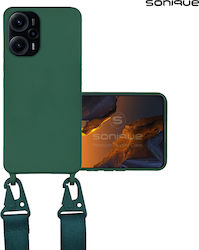 Sonique Back Cover Σιλικόνης 0.5mm με Λουράκι Π...