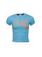 Russell Athletic Kids T-shirt Blue Curacao