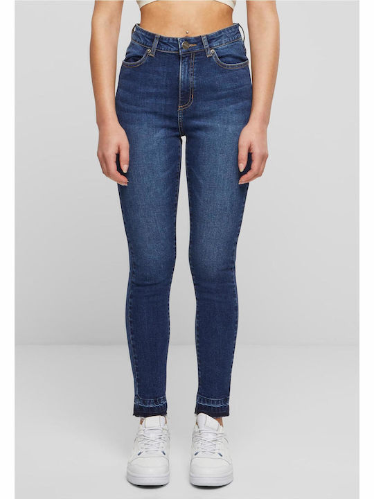 Urban Classics Hoch tailliert Damenjeans in Eng...