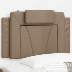 vidaXL LED Headboard Cushion in Cappuccino Faux...