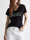 Liu Jo Damen T-Shirt Schwarz