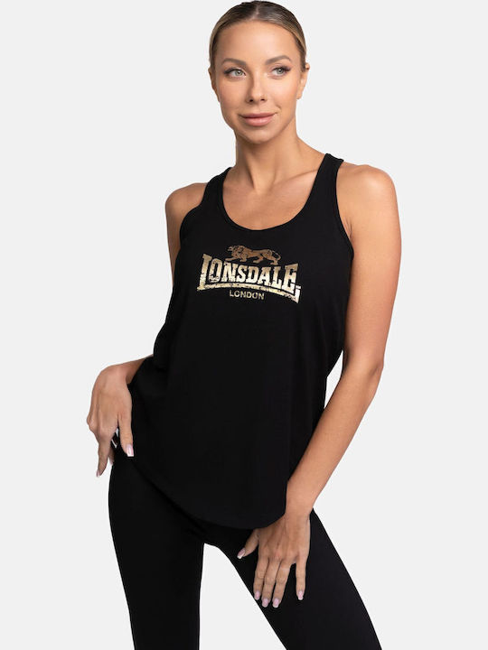 Damen Sport Bluse Ärmellos Gold