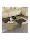 Rectangular Coffee Table Sapphire Oak - Ανθρακί L90xW60xH33.8cm