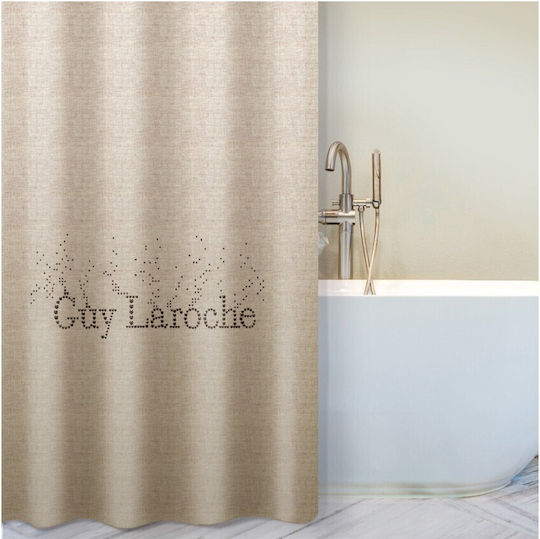 Guy Laroche Pandora Duschvorhang 180x185cm Sand (Verschiedene Designs) Guy Laroche Pandora Duschvorhang 180x185cm Sand (Verschiedene Designs)