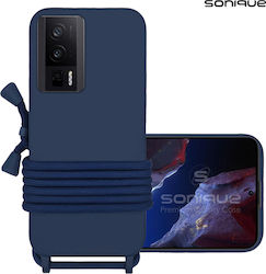 Sonique Back Cover Silicon 0.5mm cu Curea Albas...