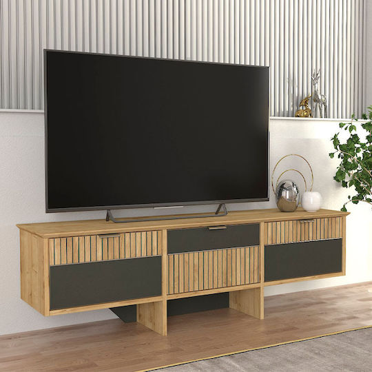 Venita Επιδαπέδιο Sapphire Oak - Ανθρακί 150x35x45.3εκ. Venita Επιδαπέδιο Sapphire Oak - Ανθρακί 150x35x45.3εκ.