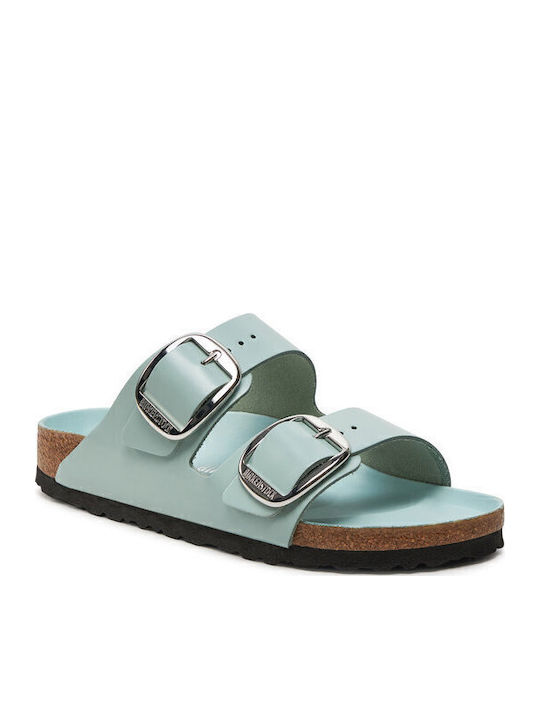 Birkenstock Arizona Big Buckle Leder Flache Sandalen für Damen in
