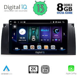 Digital IQ Car-Audiosystem für BMW Serie 5 (E39) / X5 (E53) (Bluetooth/USB/WiFi/GPS) mit Touchscreen 9"