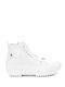 Kinder Sneakers Hoch Weiß