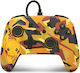PowerA Camo Storm Pikachu Ενσύρματο Gamepad για Switch Κίτρινο