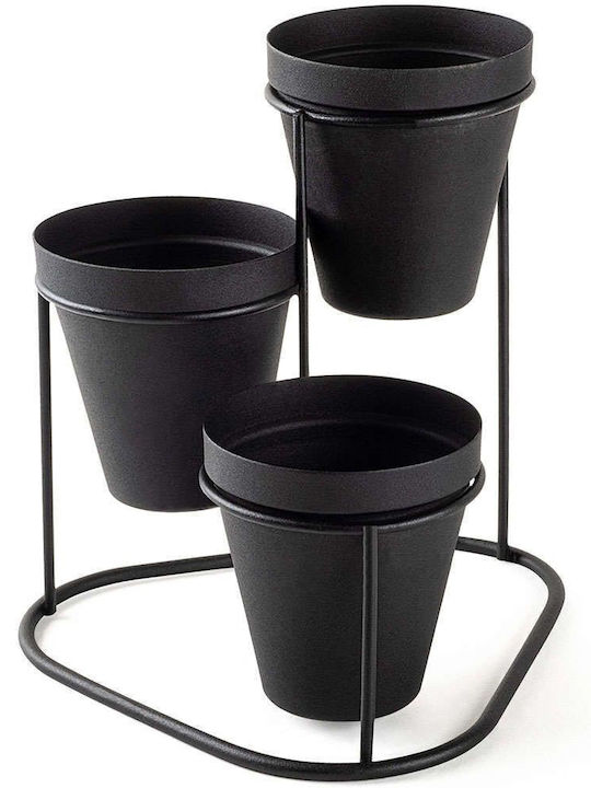 Aberto Design Pot Black 19x19x20cm