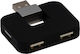 Spacer Hub 4 Θυρών USB 2.0 με σύνδεση USB-A