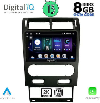 Digital IQ Car-Audiosystem für Ford Mondeo 2003-2006 (Bluetooth/USB/AUX/WiFi/GPS/Apple-Carplay/Android-Auto) mit Touchscreen 9"