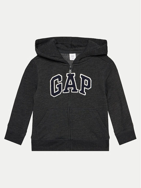 GAP Kinder-Strickjacke grau