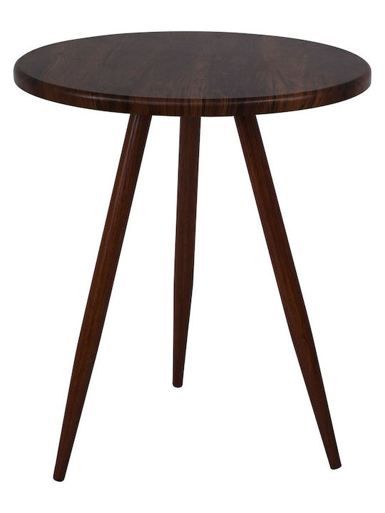 Tisch für kleine Außenbereiche Stabil Walnut 60x60cm