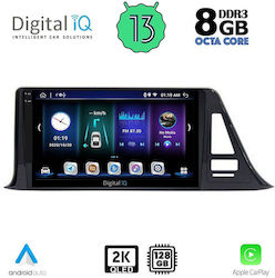 Digital IQ Sistem Audio Auto pentru Toyota C-HR 2017> (Bluetooth/USB/AUX/WiFi/GPS/Apple-Carplay/Android-Auto) cu Ecran Tactil 9"