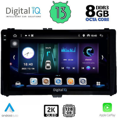 Digital IQ Car Audio System for Toyota Auris / Corolla 2015> (Bluetooth/USB/AUX/WiFi/GPS/Apple-Carplay/Android-Auto) with Touch Screen 9"