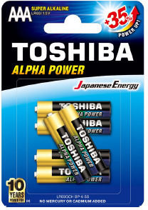 Evivak Alkaline Batteries AAA 1.5V 6pcs
