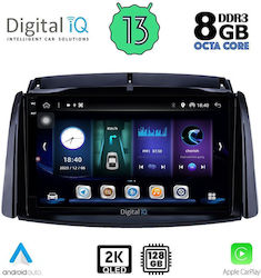 Digital IQ Car-Audiosystem für Renault Koleos 2006-2016 (Bluetooth/USB/AUX/WiFi/GPS/Apple-Carplay/Android-Auto) mit Touchscreen 9"