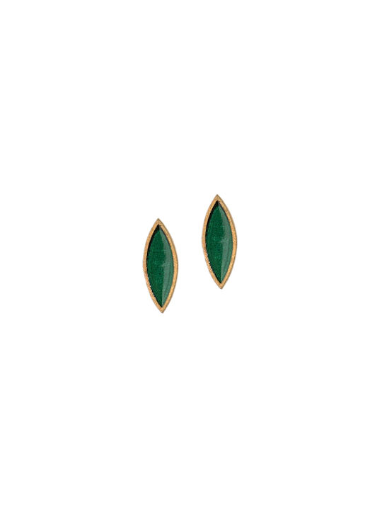 Krama Jewels Earrings made of Silver Gold Plated