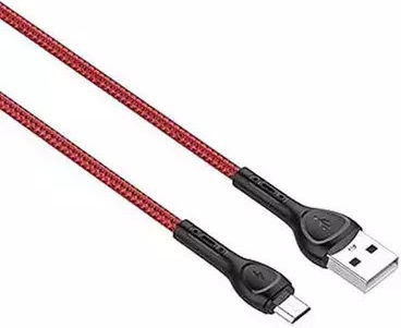 Ldnio Regular USB 2.0 to micro USB Cable Κόκκινο 1m (1003395)