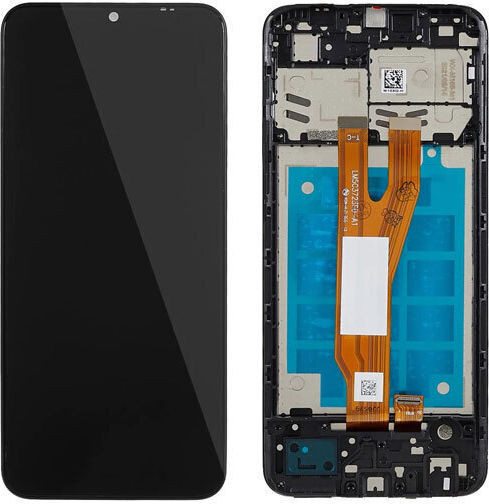 O ecran cu Mecanism Tactil și Cadru pentru Samsung Galaxy A03 Core A032 (Negru)