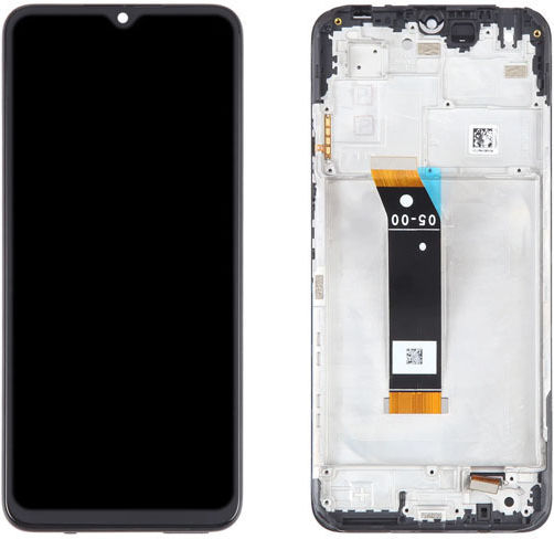 Οθόνη με Μηχανισμό Αφής και Πλαίσιο για Xiaomi Poco M5 Pro (Μαύρο)
