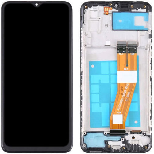 Screen OLED with Touch Mechanism and Frame for Samsung Galaxy A03 A035G EU Version (Black)