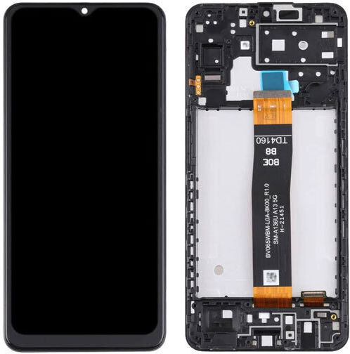 Οθόνη OLED mit Touch-Mechanismus und Rahmen für Samsung Galaxy A13 5G A136 (Schwarz)