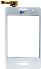 LG Οθόνη με Μηχανισμό Αφής για LG E430 (Λευκό)