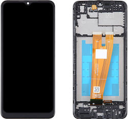 Οθόνη με Πλαίσιο για Samsung Galaxy A04 A045 (Μαύρο)