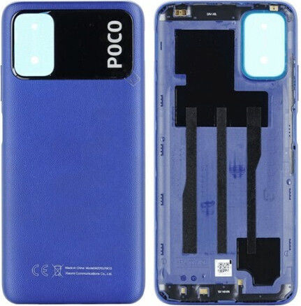 Batterieabdeckung Blau für Xiaomi Poco M3
