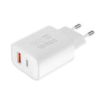 Kruger & Matz Charger Without Cable with USB-A Port and USB-C Port 20W Power Delivery / Quick Charge 3.0 Whites (KM0854)