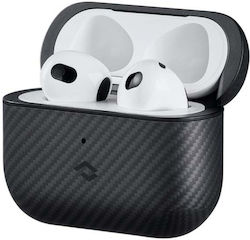 Pitaka Θήκη Δερμάτινη σε Μαύρο χρώμα για Apple AirPods 1 / AirPods 2