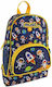 Must Team School Bag Backpack Kindergarten Yellow with Water Bottle Holder 8Liters