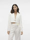 Vero Moda Scurt Blazer pentru femei Sacou White