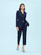 Passager Damen Mittellang Blazer blue