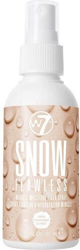 Spray Fixare Machiaj, W7, Σπρέι Snow Flawless Fixer, 60 Ml