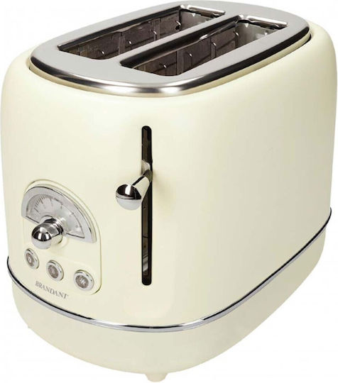 Brandani Toaster 2 Slots 1950W Beige